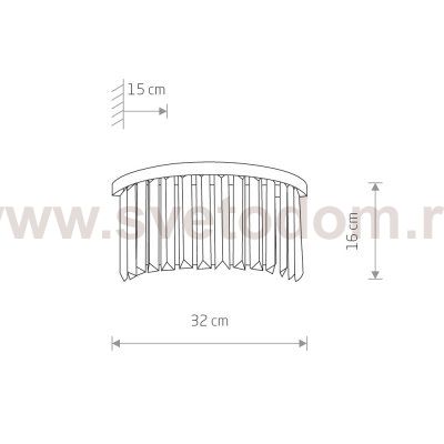 Настенный светильник Nowodvorski Cristal 7633