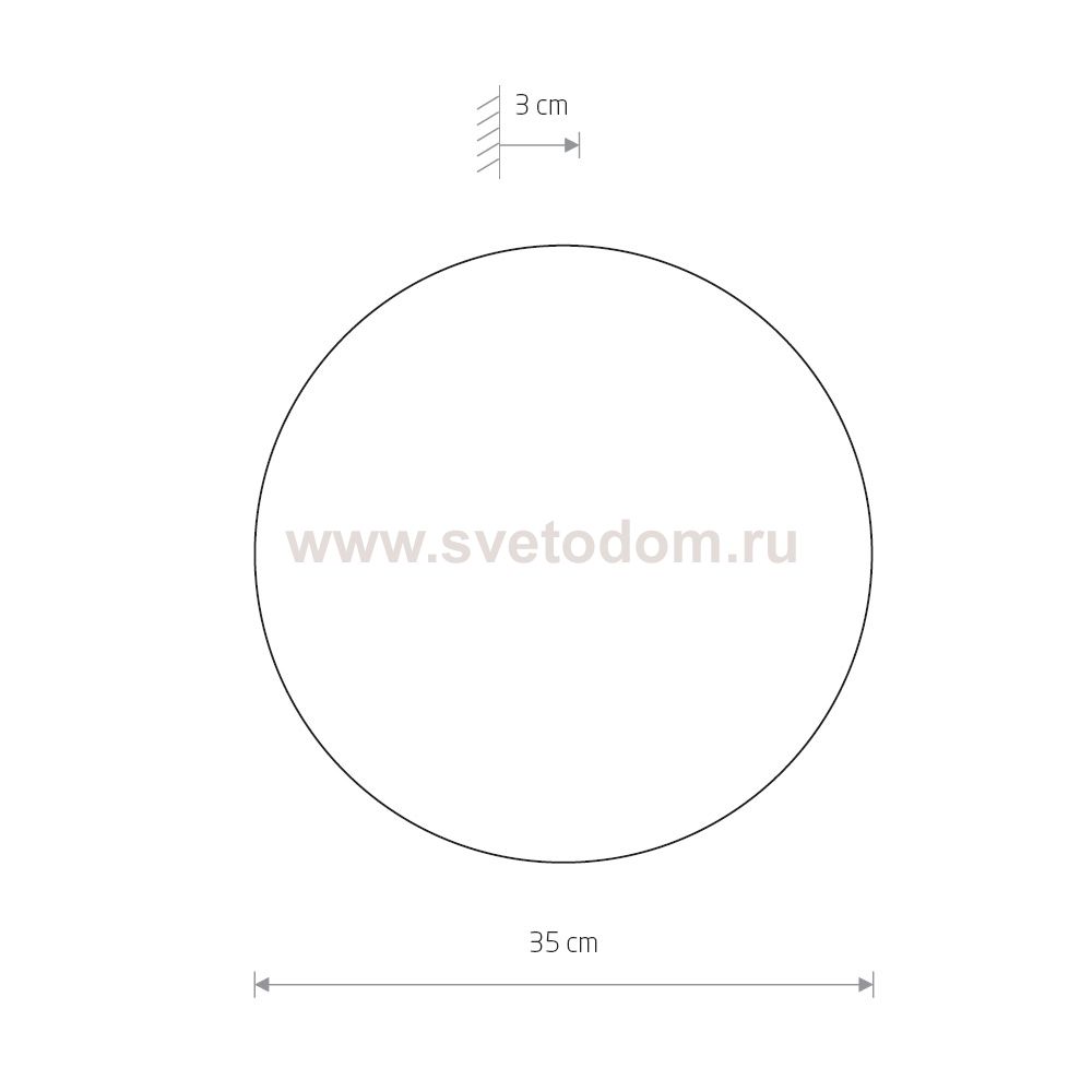 Настенный светильник Nowodvorski Ring Led L 7636