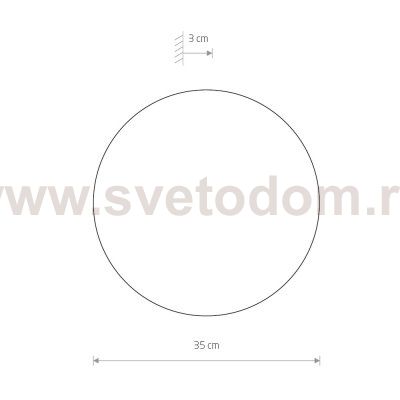 Настенный светильник Nowodvorski Ring Led L 7636
