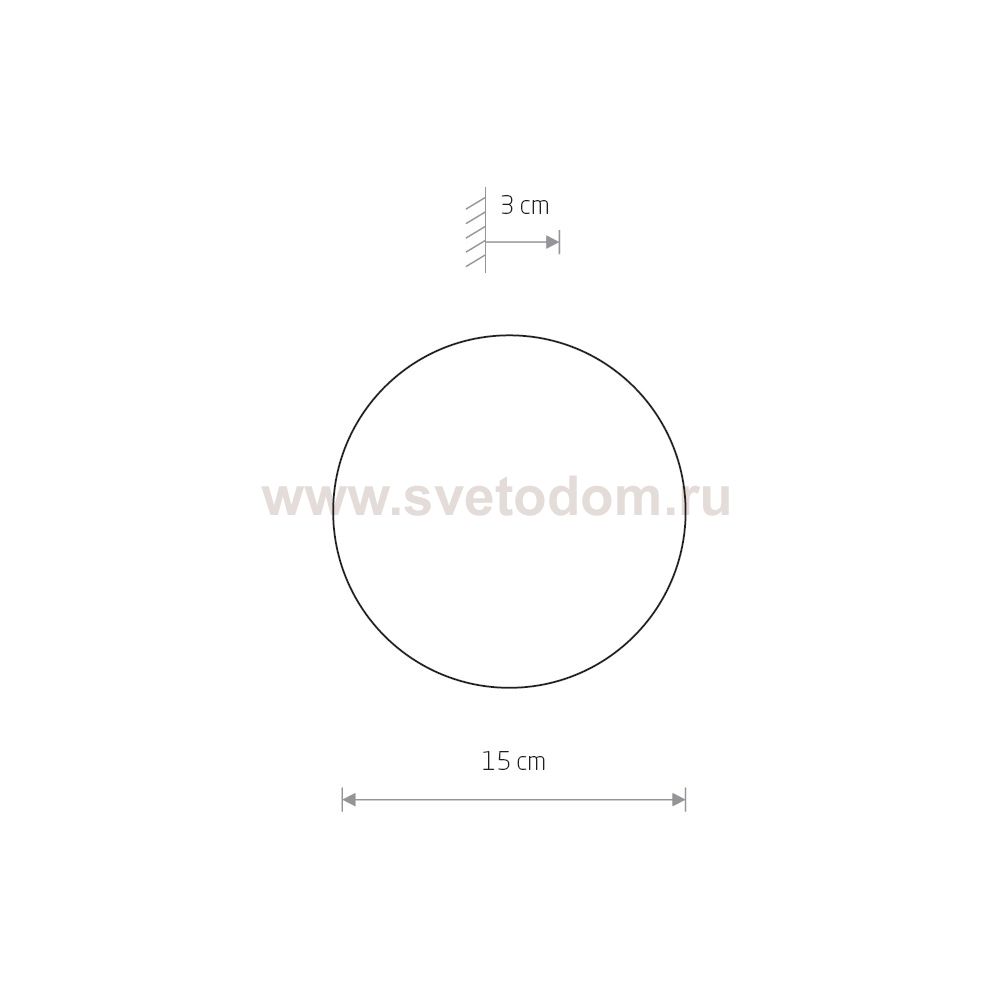 Настенный светильник Nowodvorski Ring Led S 7637