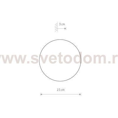 Настенный светильник Nowodvorski Ring Led S 7637