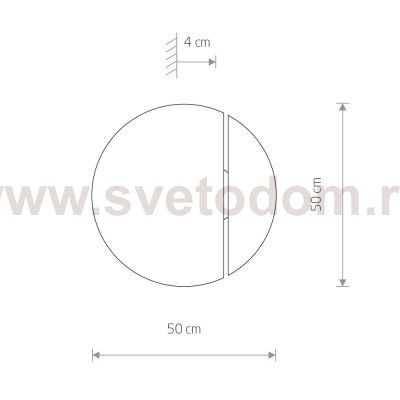 Настенный светильник Nowodvorski Sun Led 7651
