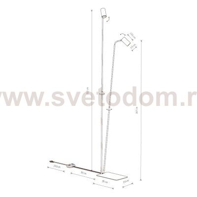 Торшер Nowodvorski Mono 7718