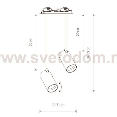 Спот Nowodvorski Mono Surface Long 7740