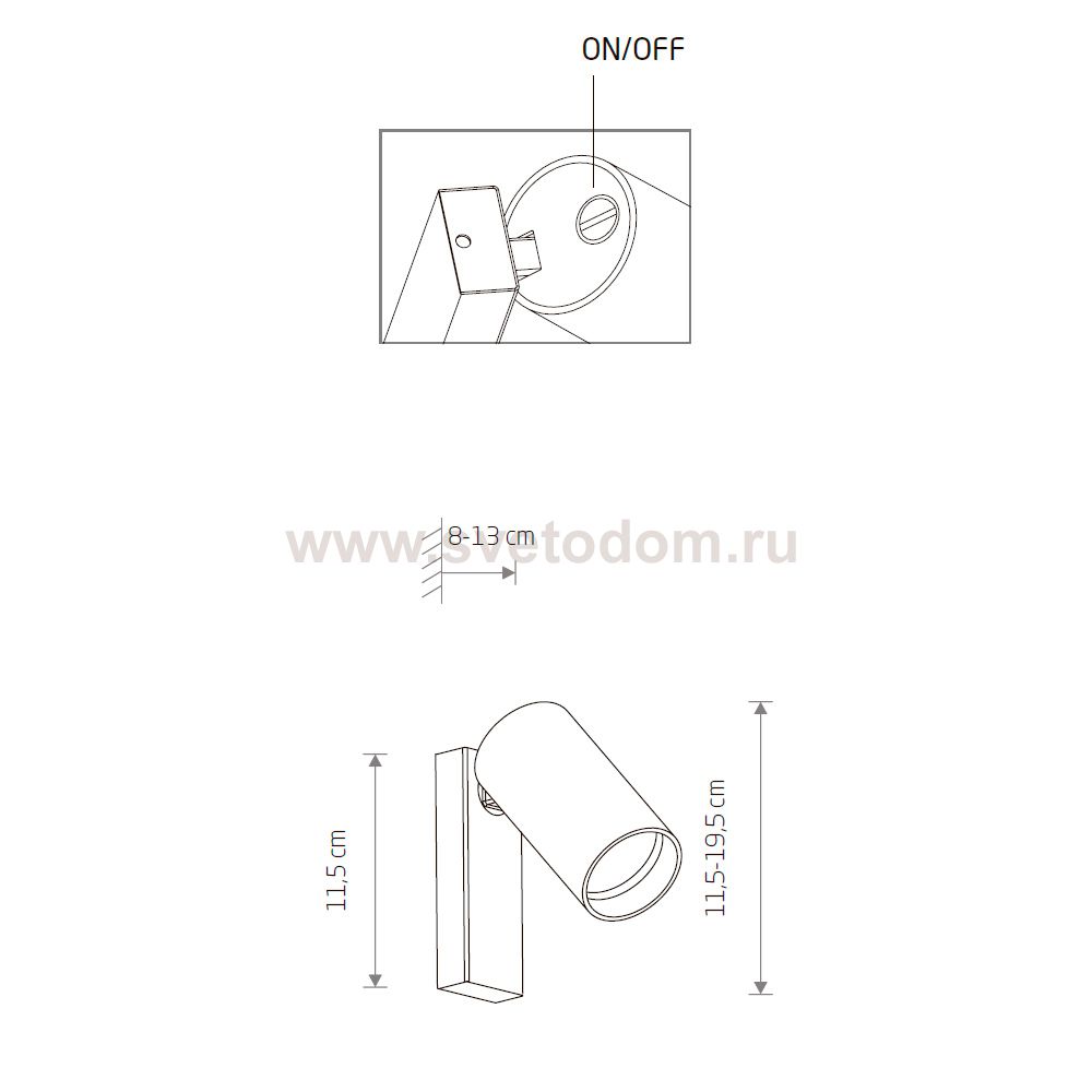 Спот Nowodvorski Mono 7772