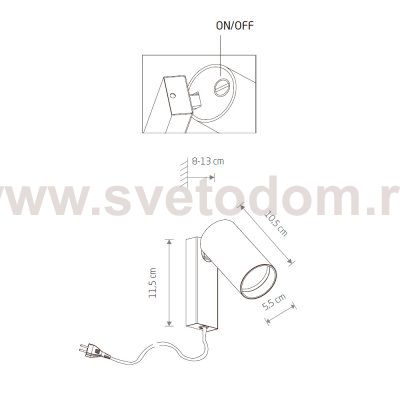 Спот Nowodvorski Mono 7773