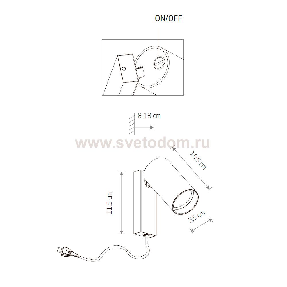 Спот Nowodvorski Mono 7786