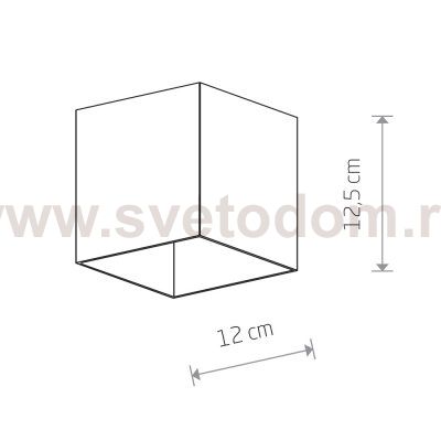 Накладной светильник Nowodvorski Cobble Black (Cерия Cobble, Цвет Черный) арт. 7790