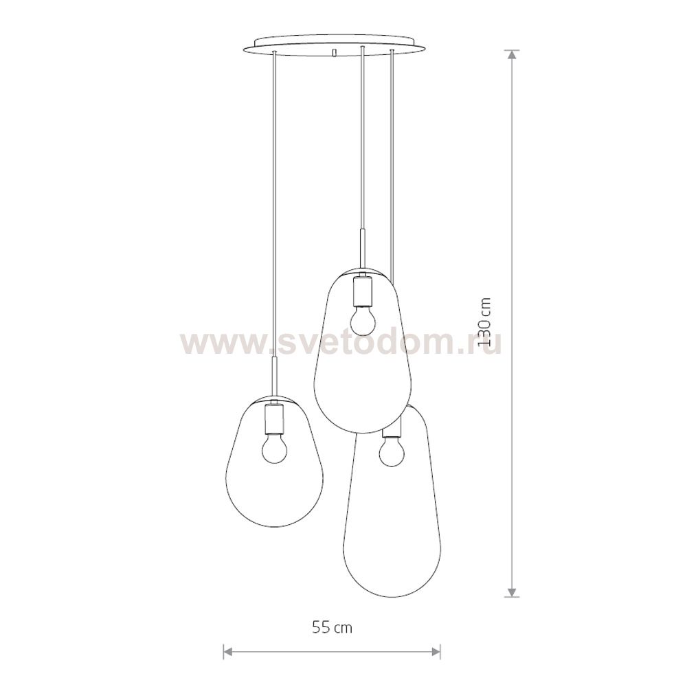 Подвесная люстра Nowodvorski Pear 7794