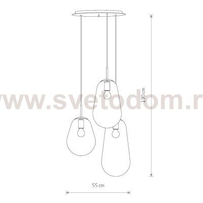 Подвесная люстра Nowodvorski Pear 7794
