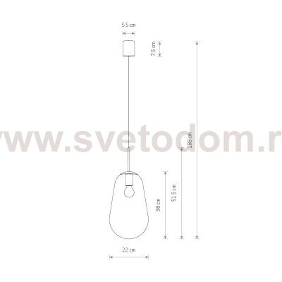 Подвесной светильник Nowodvorski Pear M 7798