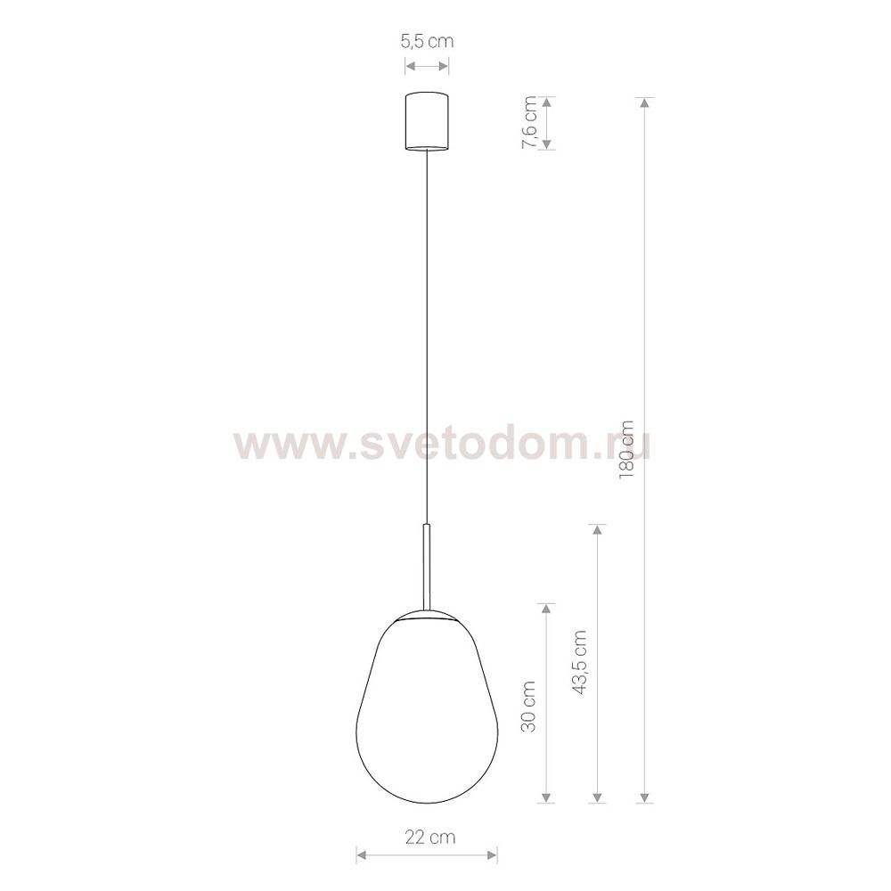 Подвесной светильник Nowodvorski Pear S 7800