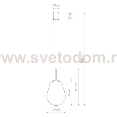 Подвесной светильник Nowodvorski Pear S 7800