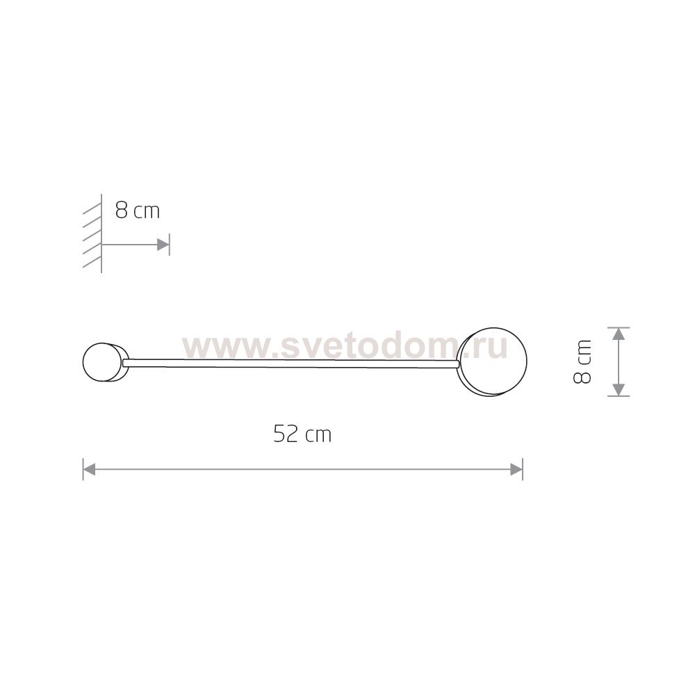 Настенный светильник  Nowodvorski Orbit  7802