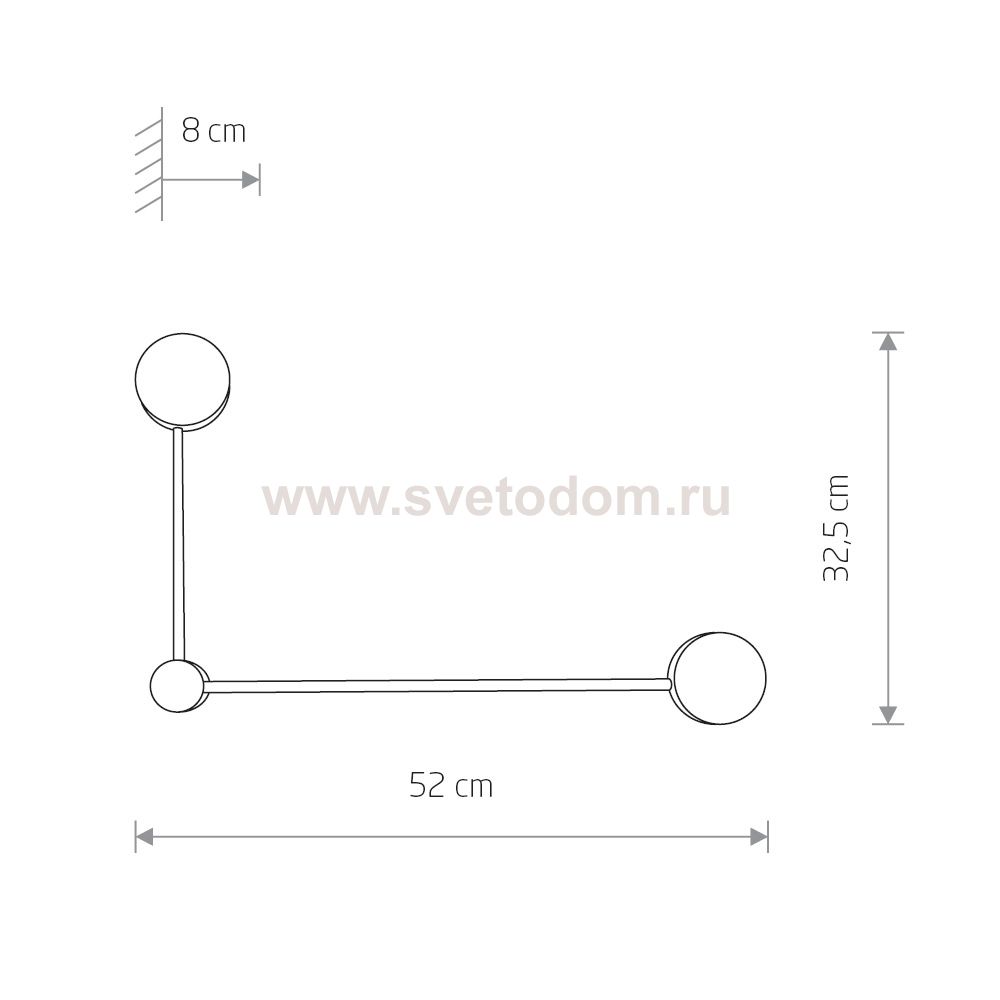 Настенный светильник  Nowodvorski Orbit  7804