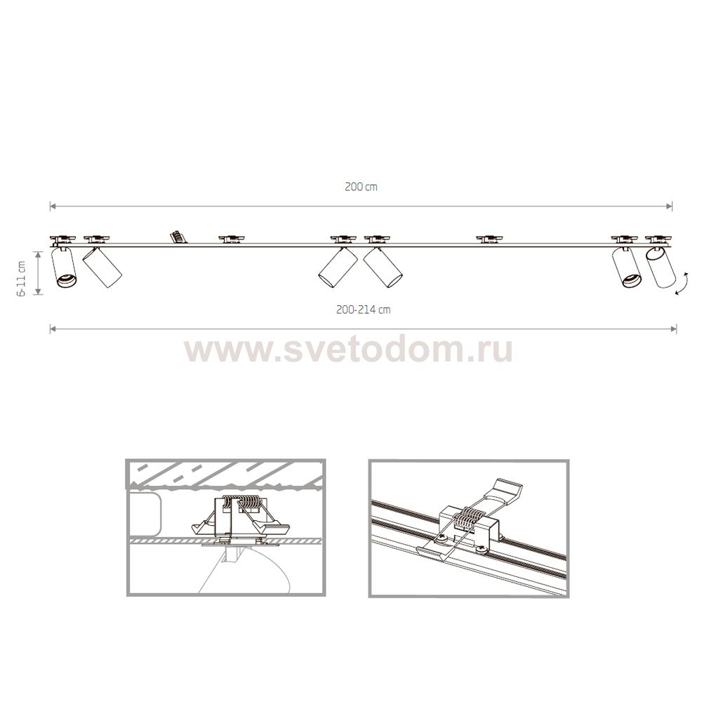 Спот Nowodvorski Mono Surface 7837