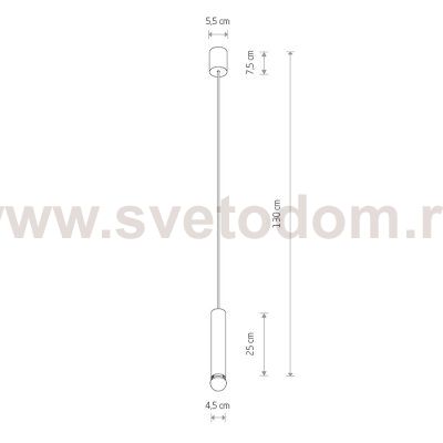 Подвесной светильник Nowodvorski Baton 7851
