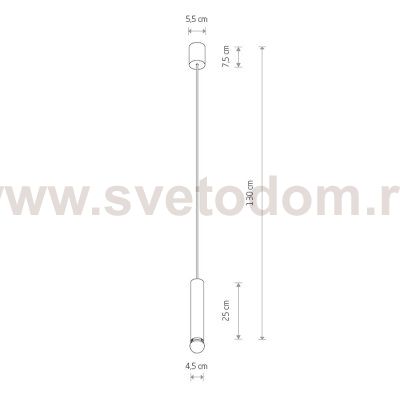 Подвесной светильник Nowodvorski Baton 7852