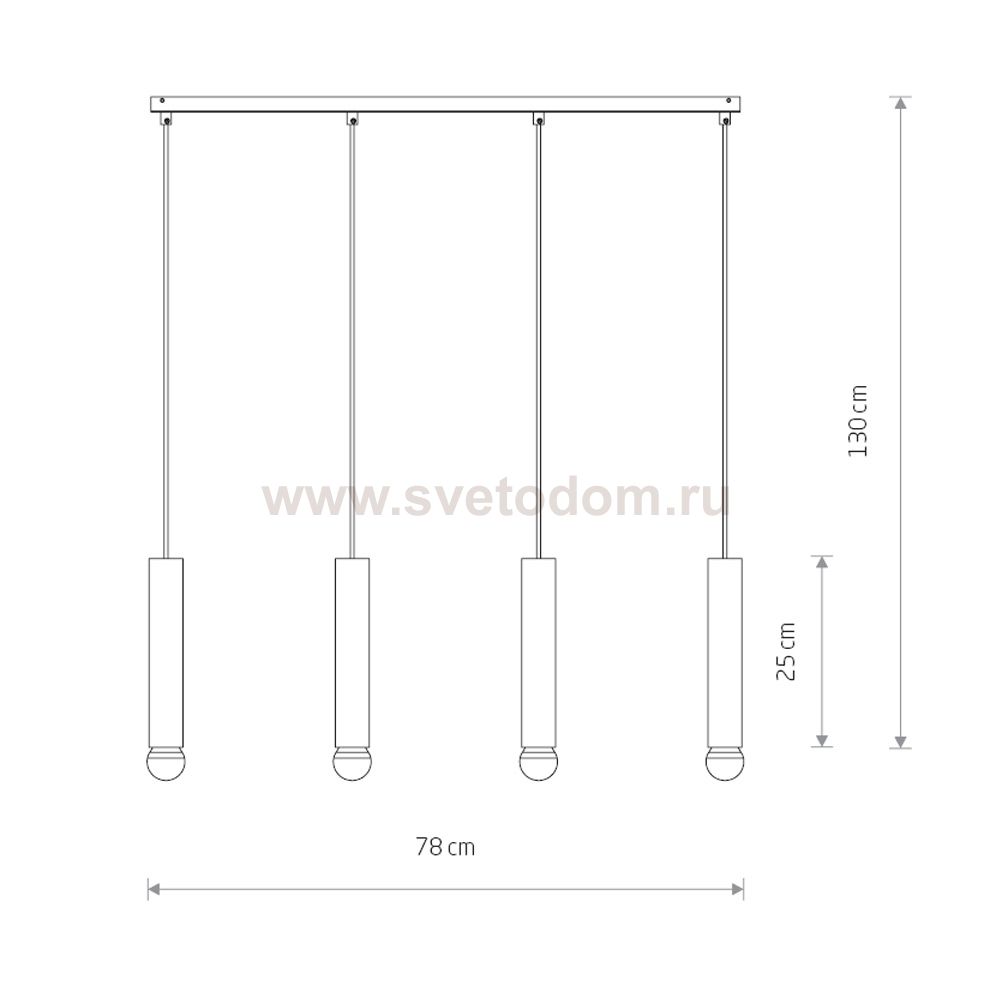 Подвесной светильник Nowodvorski Baton 7853