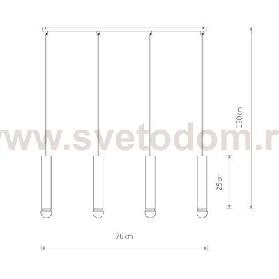Подвесной светильник Nowodvorski Baton 7854