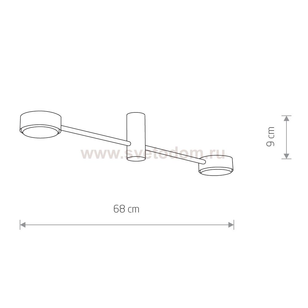 Потолочный cветильник Nowodvorski Orbit  7938