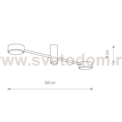 Потолочный cветильник Nowodvorski Orbit  7938