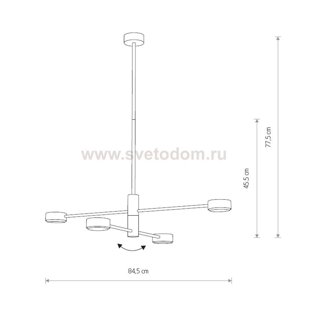 Подвесная люстра Nowodvorski Orbit  7941