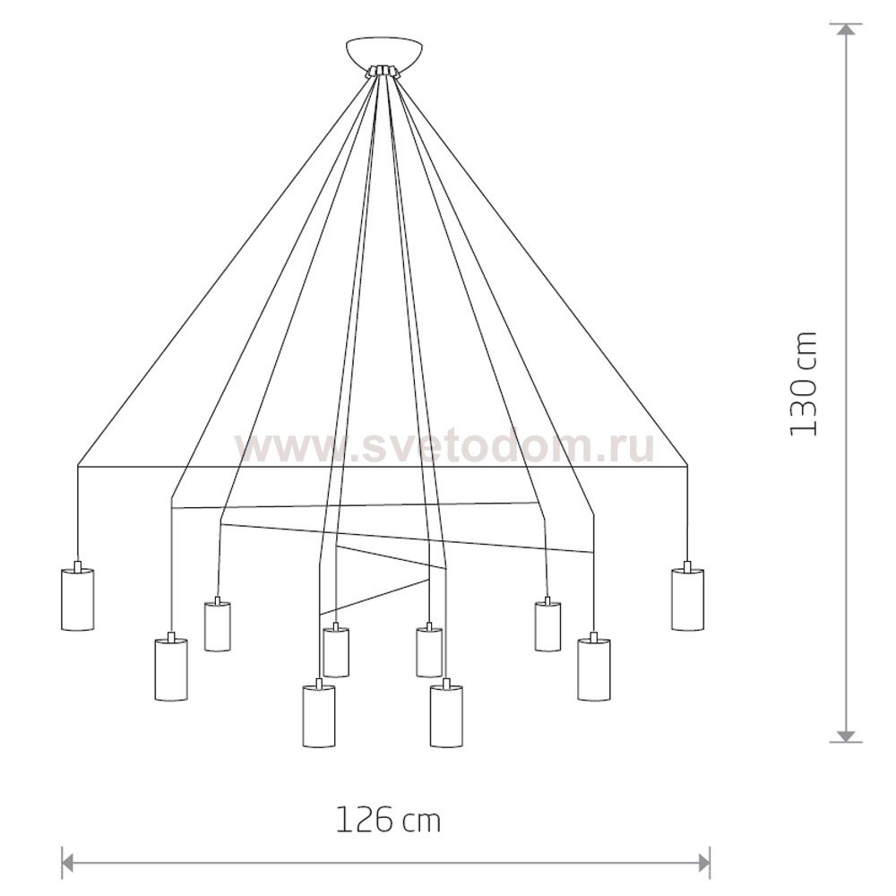 Подвесная люстра Nowodvorski Imbria 7954