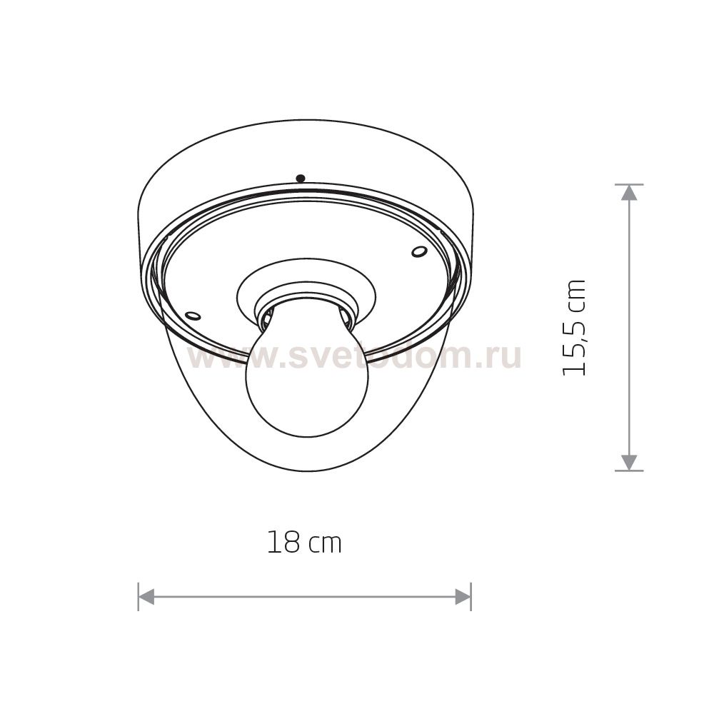 Настенно-потолочныйк Nowodvorski Nook 7965