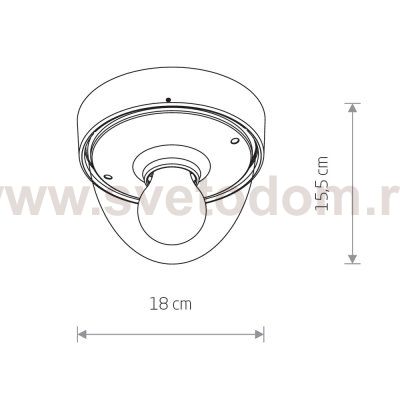 Настенно-потолочныйк Nowodvorski Nook 7970