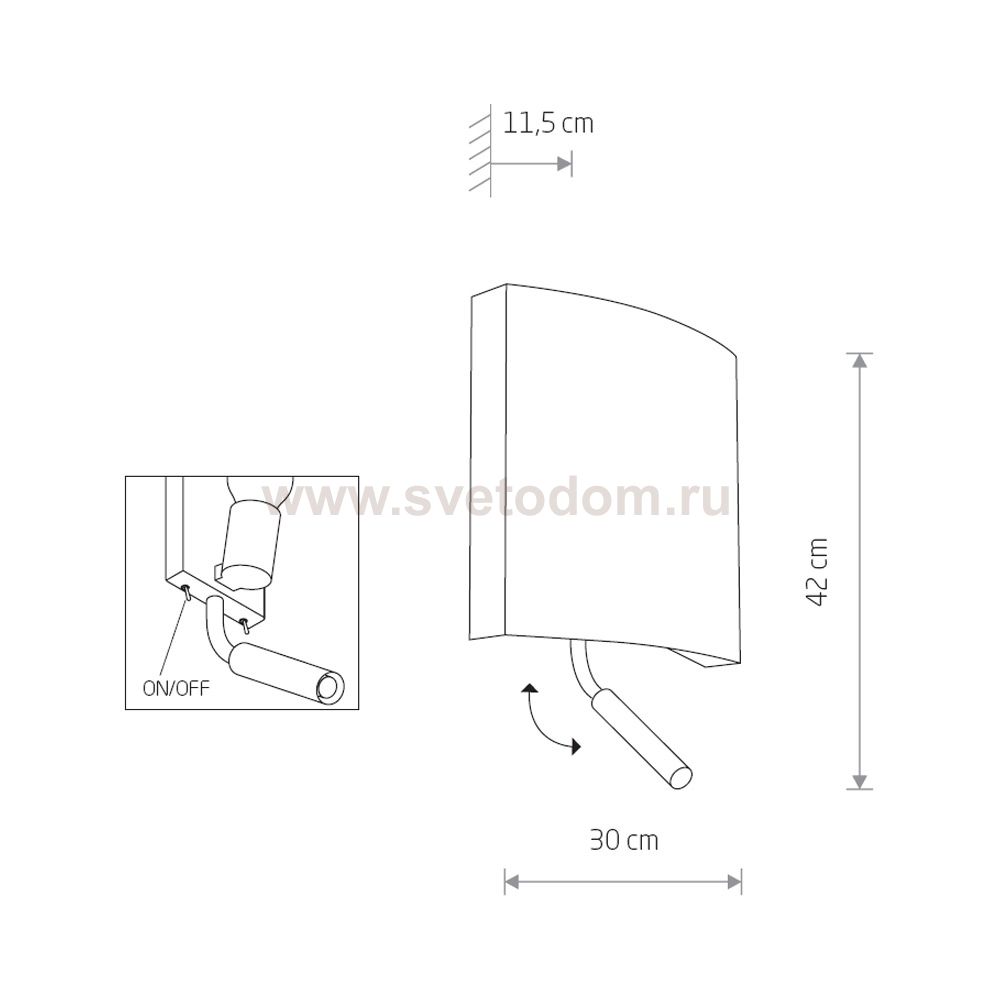 Настенный светильник  Nowodvorski Borde II 7986
