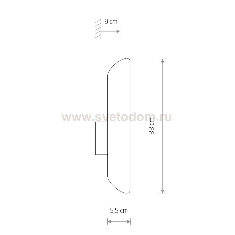 Бра Nowodvorski Eye wall cut 7993