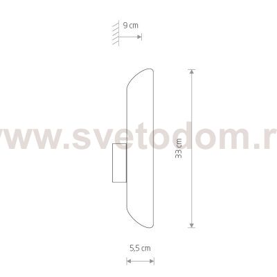 Бра Nowodvorski Eye wall cut 7993