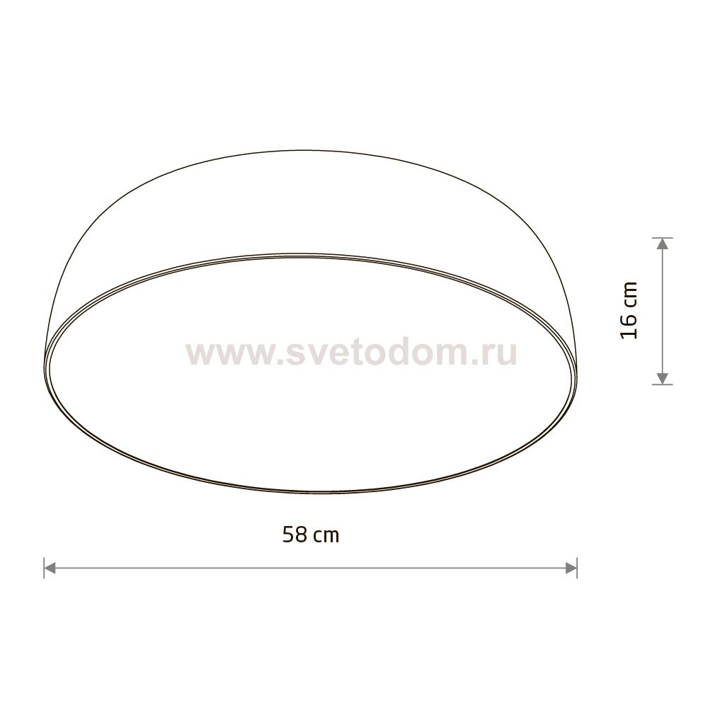 Потолочный cветильник Nowodvorski Satellite M Gray (Cерия Satellite M, Цвет Серый) арт. 8018