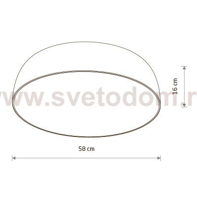 Потолочный cветильник Nowodvorski Satellite M Gray (Cерия Satellite M, Цвет Серый) арт. 8020
