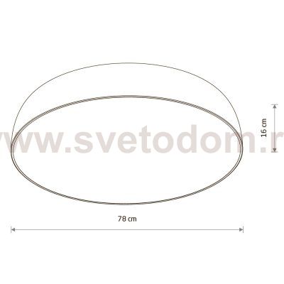 Потолочный cветильник Nowodvorski Satellite L Gray (Cерия Satellite L, Цвет Серый) арт. 8023