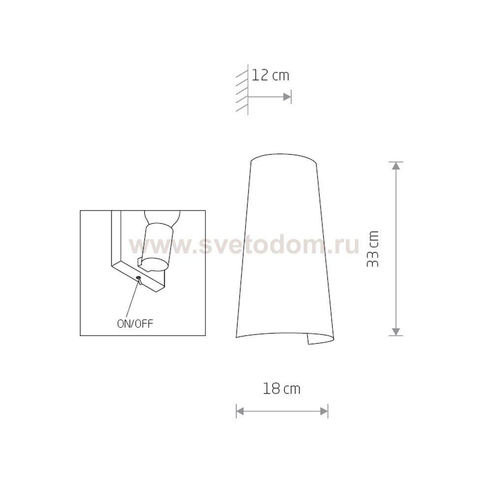 Настенный светильник  Nowodvorski Faro I 8041