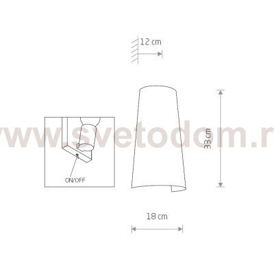 Настенный светильник  Nowodvorski Faro I 8041