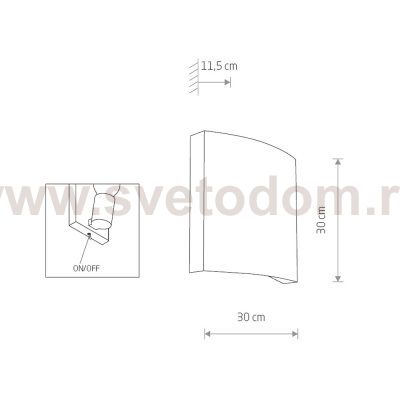 Настенный светильник  Nowodvorski Borde I 8045