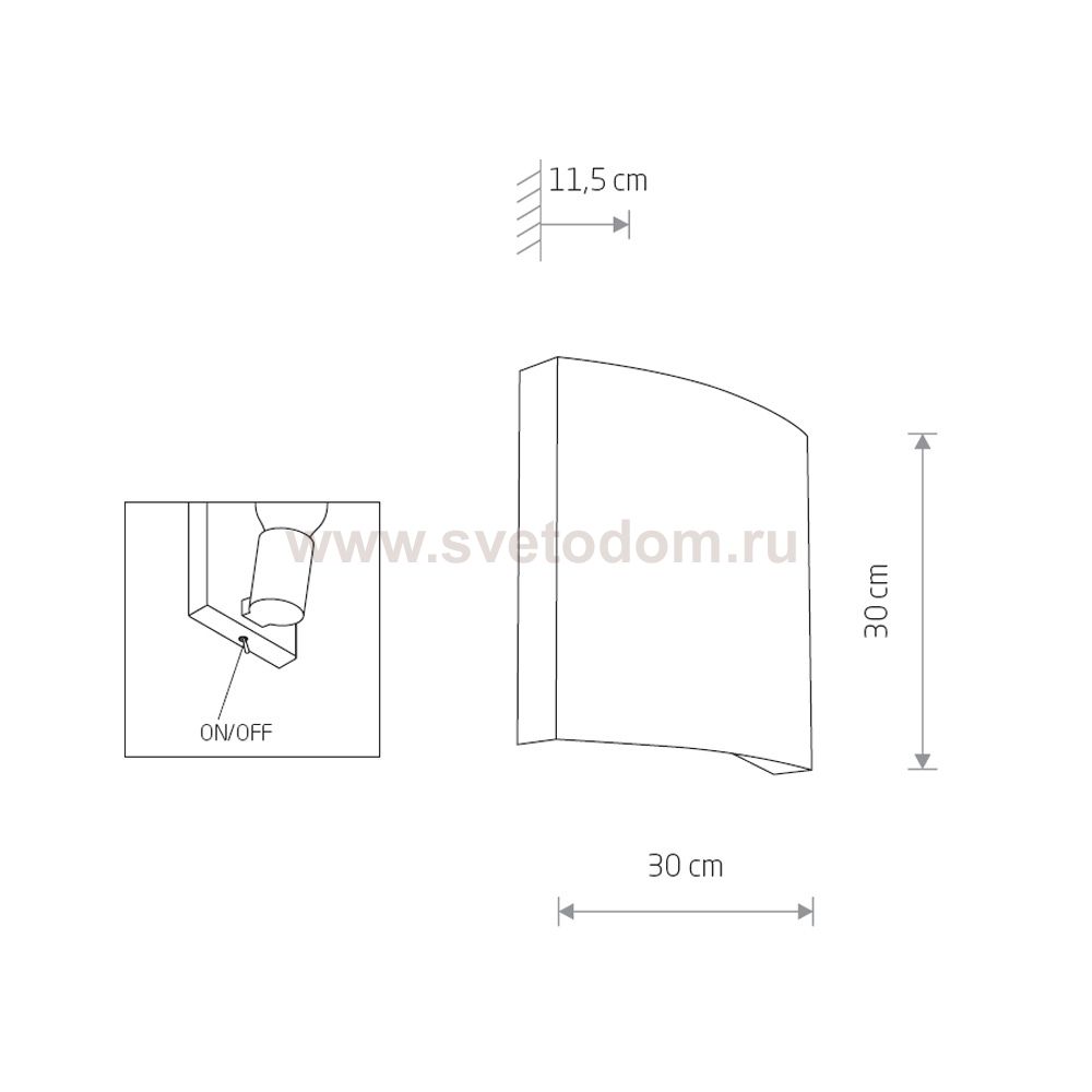 Настенный светильник  Nowodvorski Borde I 8046
