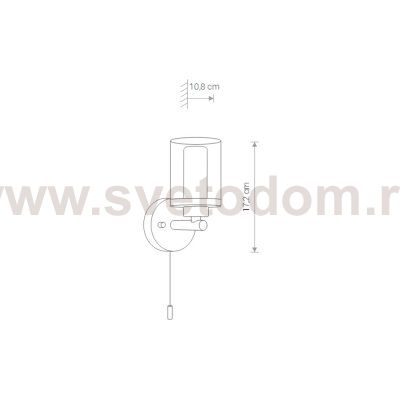 Настенный светильник Nowodvorski Vista 8051