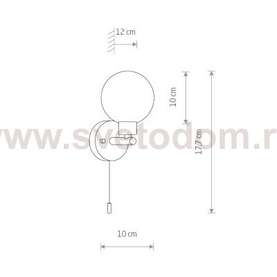 Настенный светильник Nowodvorski Simi 8052