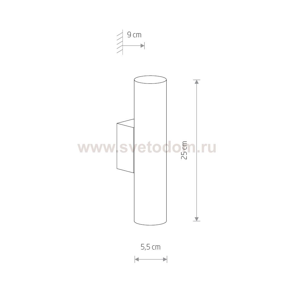 Бра Nowodvorski Eye wall 8074