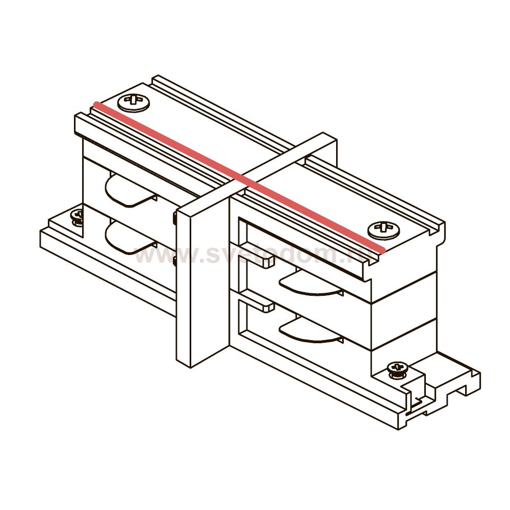 Коннектор прямой Nowodvorski Ctls Straight 8085