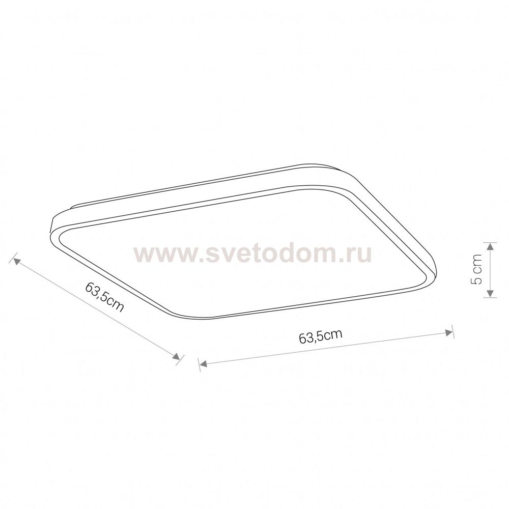 Потолочный cветильник Nowodvorski Agnes Square Led 8111