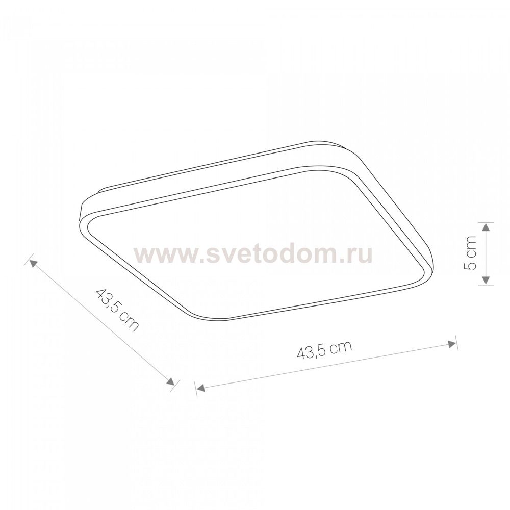 Потолочный cветильник Nowodvorski Agnes Square Led 8113