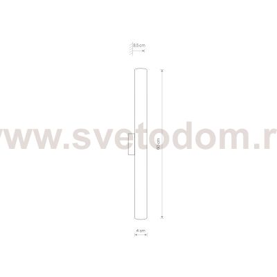 Настенный светильник Nowodvorski Ice Tube Led S 8118