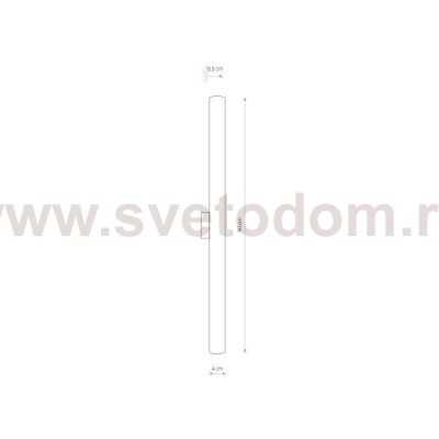 Настенный светильник Nowodvorski Ice Tube Led M 8120