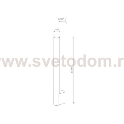 Настенный светильник Nowodvorski Ice Tube Led M 8122