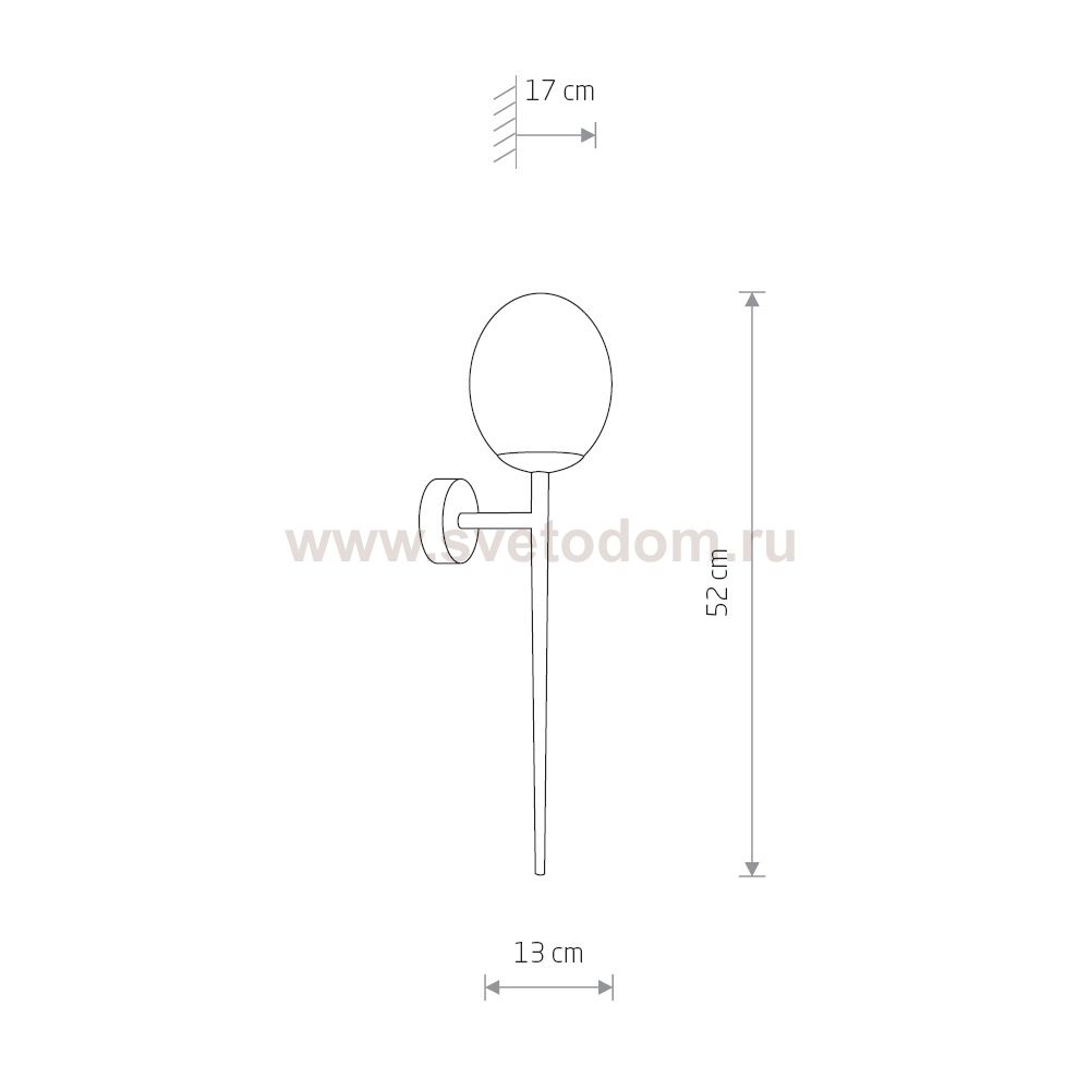 Настенный светильник Nowodvorski Torch 8123